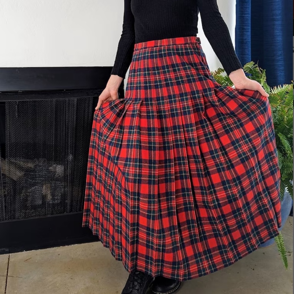 Pendleton Authentic Manson Tartan Pleated Skirt